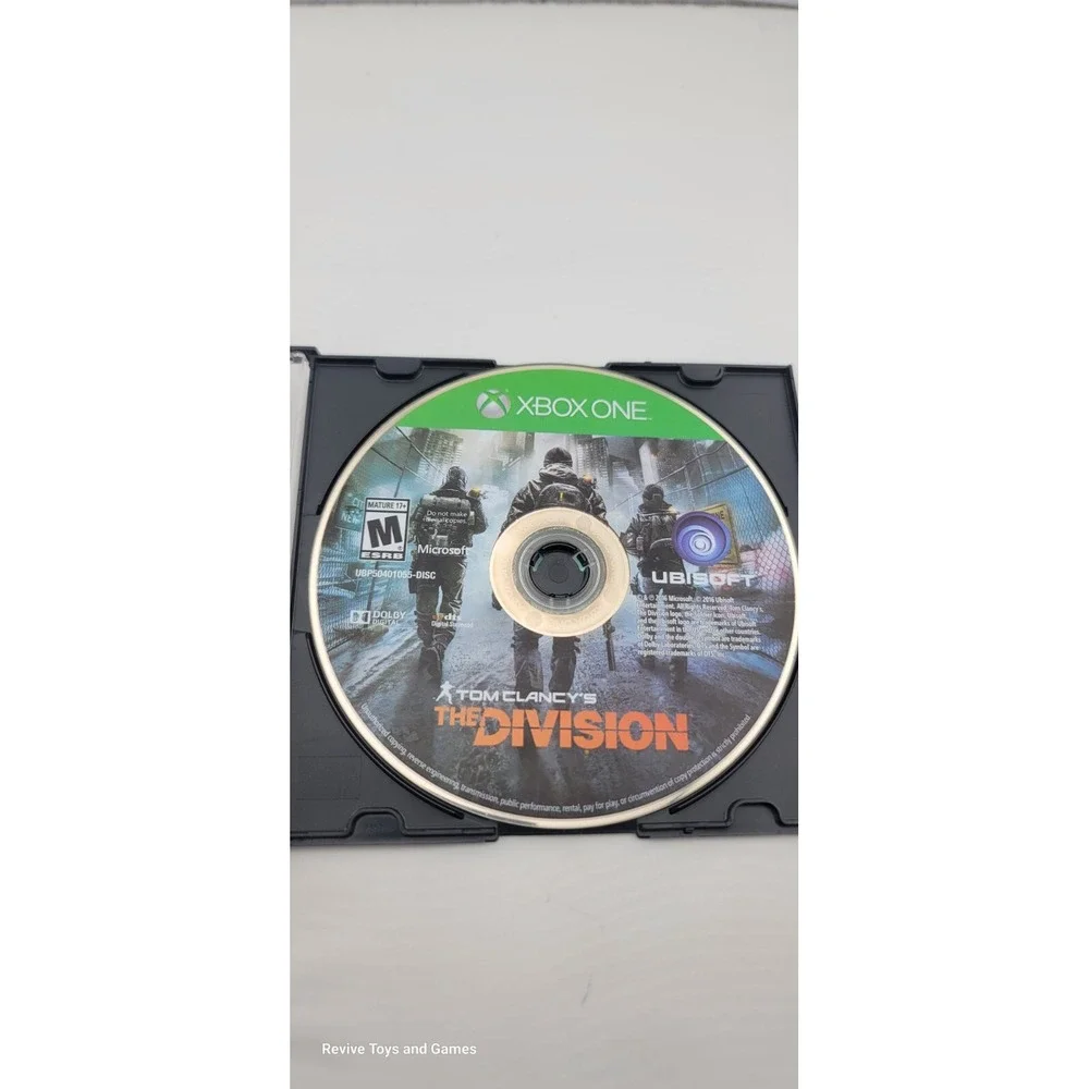 Tom Clancy's The Division (Microsoft Xbox One 2016) Disc Only Tested and Working